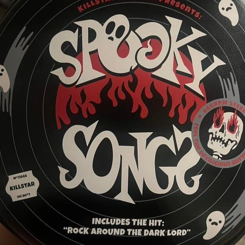 Killstar black spooky songs vinyl bag‎ new *FLAWED*